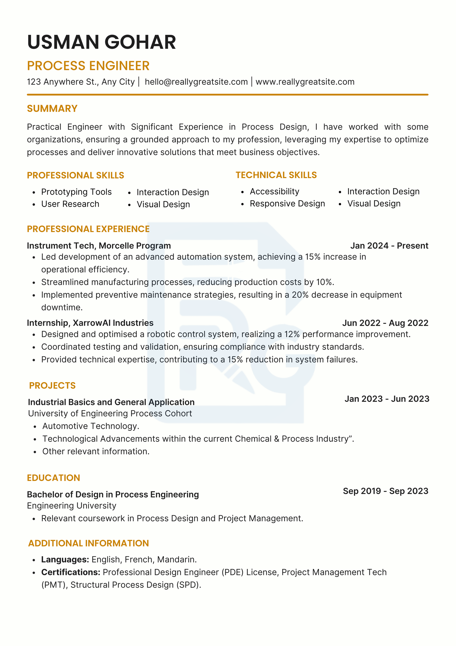 Technical Engineer preview