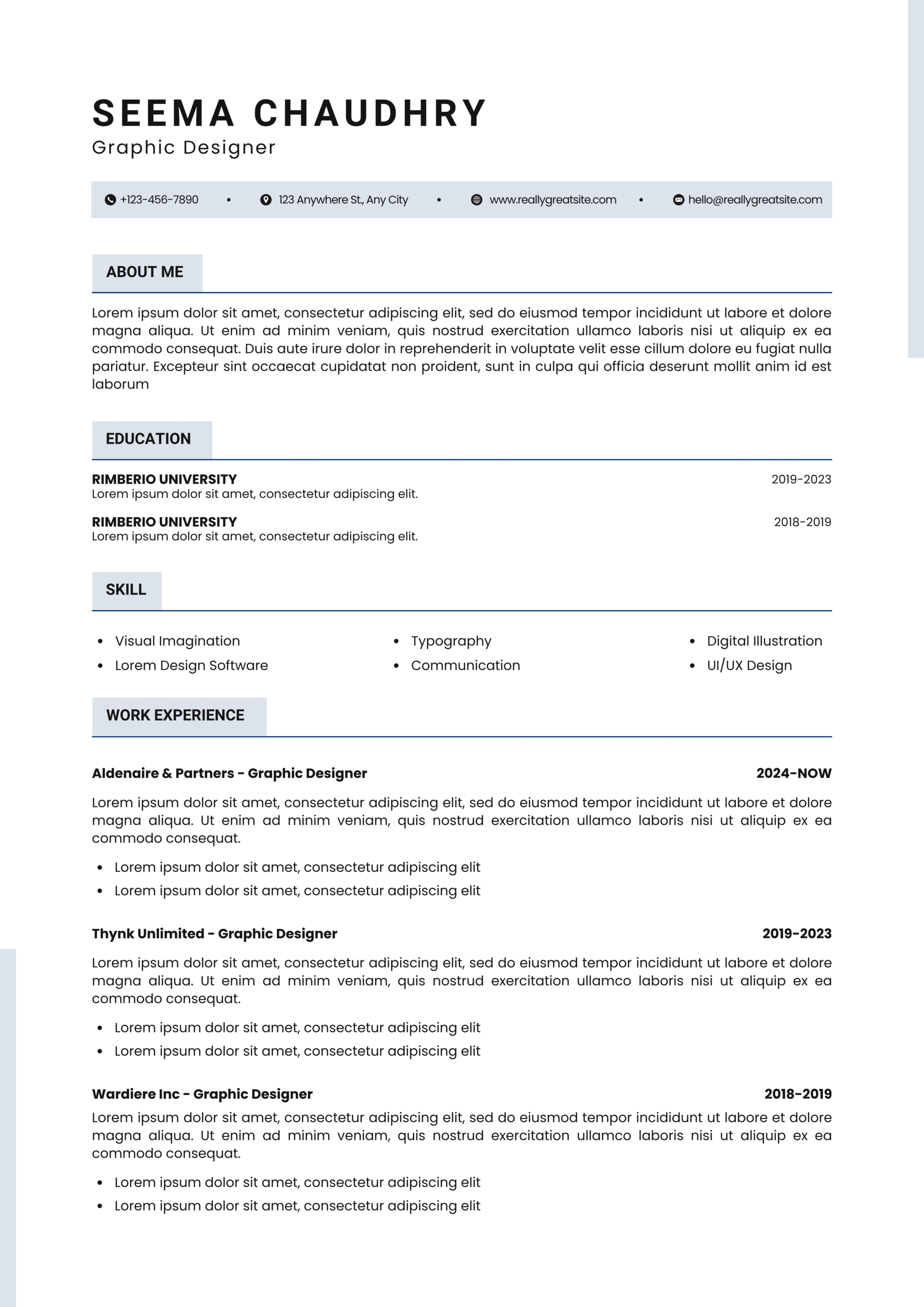Resume Example 2